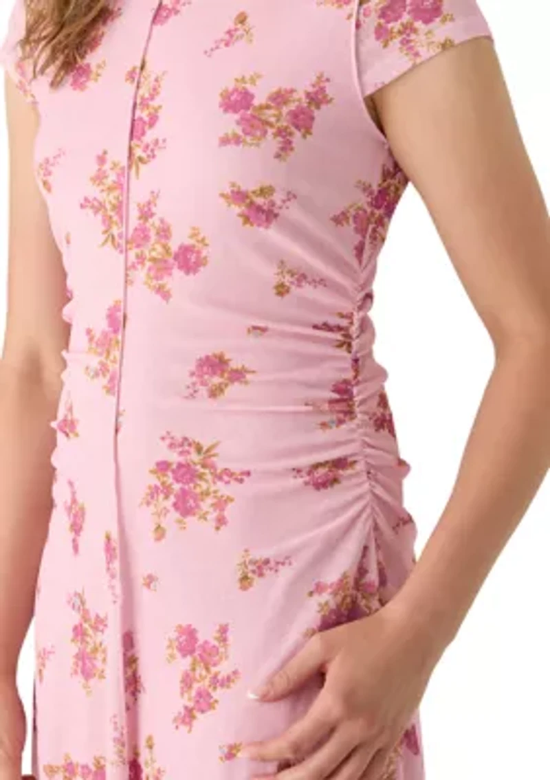 Women's Cap Sleeve Maxi Dress