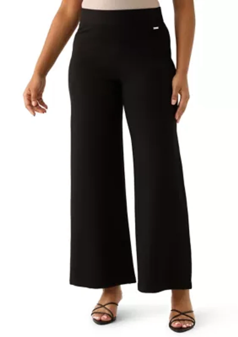 Women's Pull On Wide Leg Pants