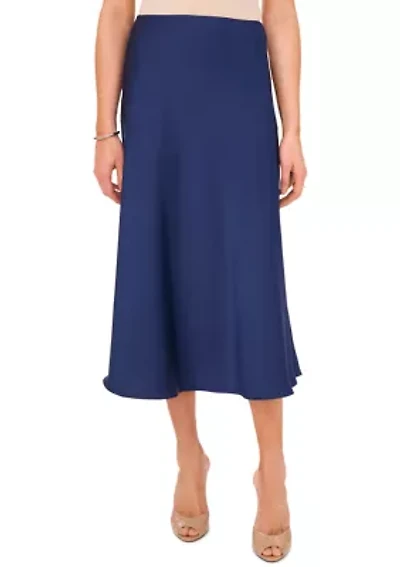 Women's Bias Midi Skirt