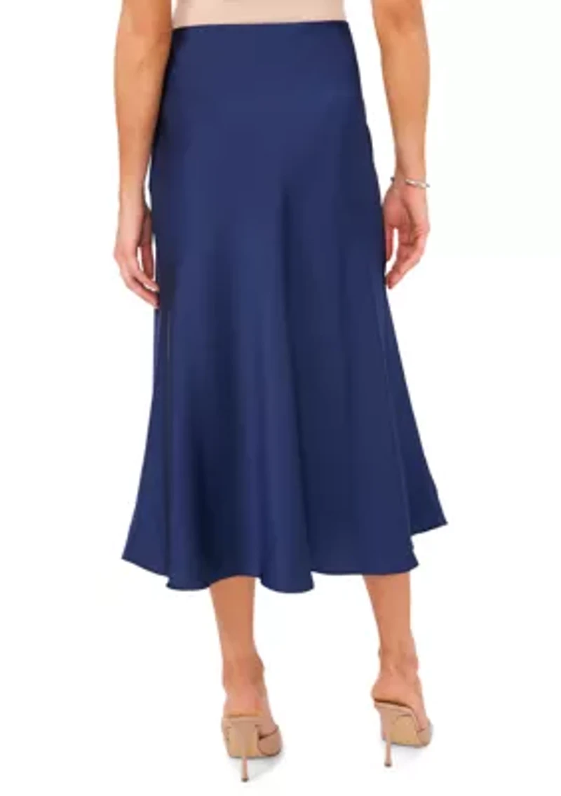 Women's Bias Midi Skirt
