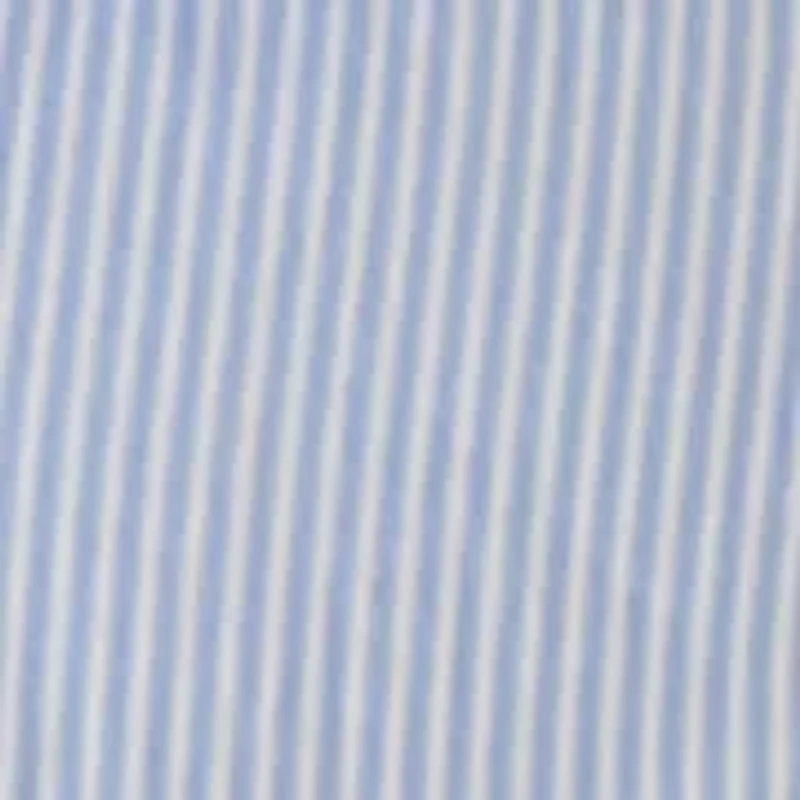 Women's Long Sleeve Ruffle Hem Striped Shirt