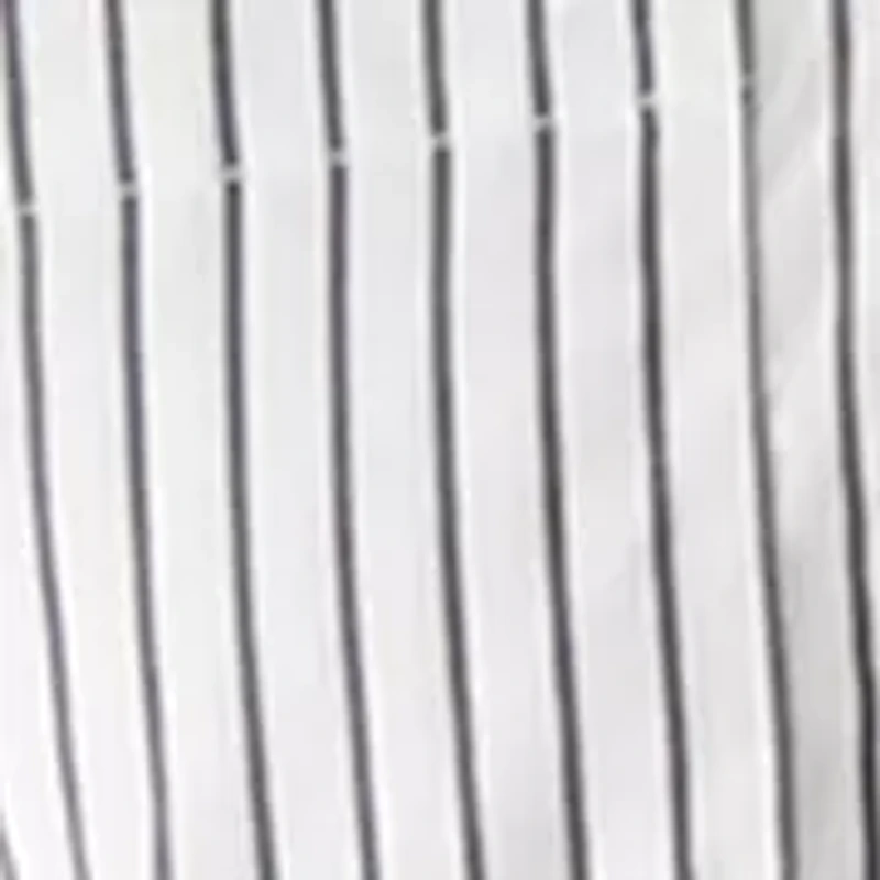 Women's Long Sleeve Parker Collared Striped Button Down Shirt