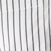 Women's Long Sleeve Parker Collared Striped Button Down Shirt