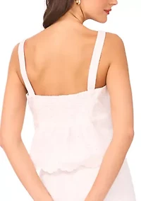 Women's Eyelet Tank