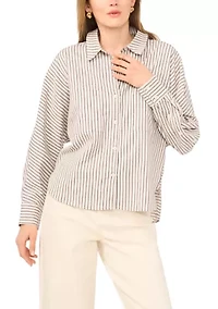 Women's Parker Collared Striped Button Down Shirt
