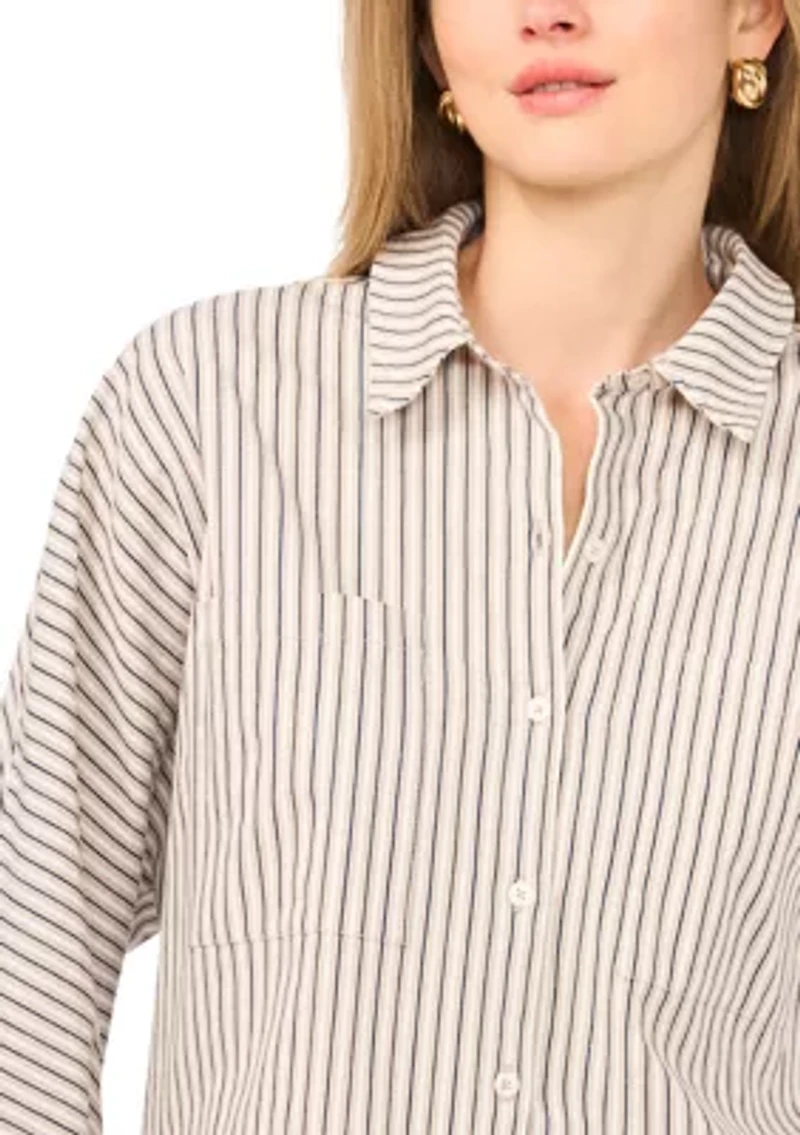 Women's Parker Collared Striped Button Down Shirt