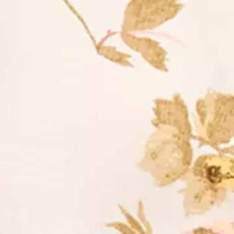 Women's Tie Front Print Blouse