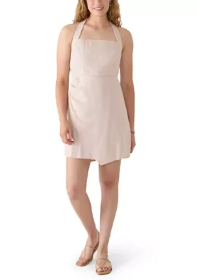 Women's Sleeveless Halter Neck Mini Dress