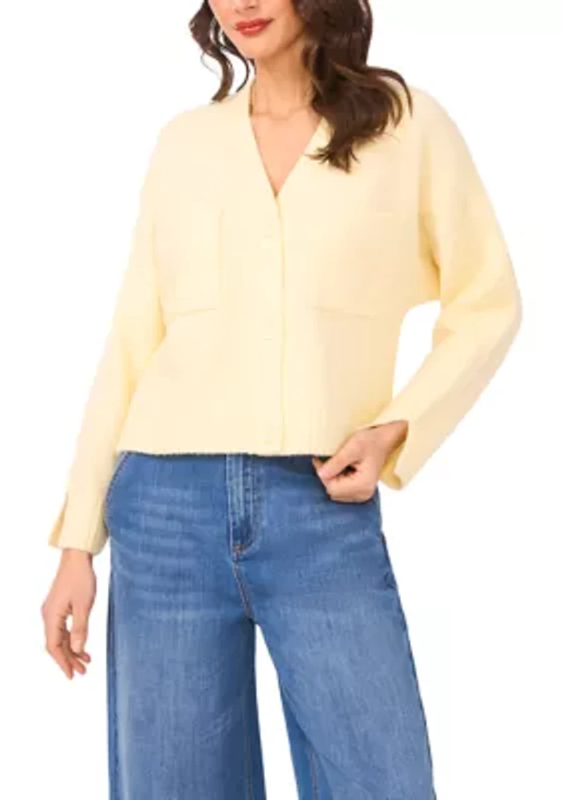 Women's Button Up Cardigan with Pockets