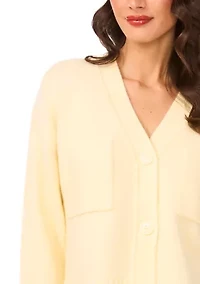 Women's Button Up Cardigan with Pockets