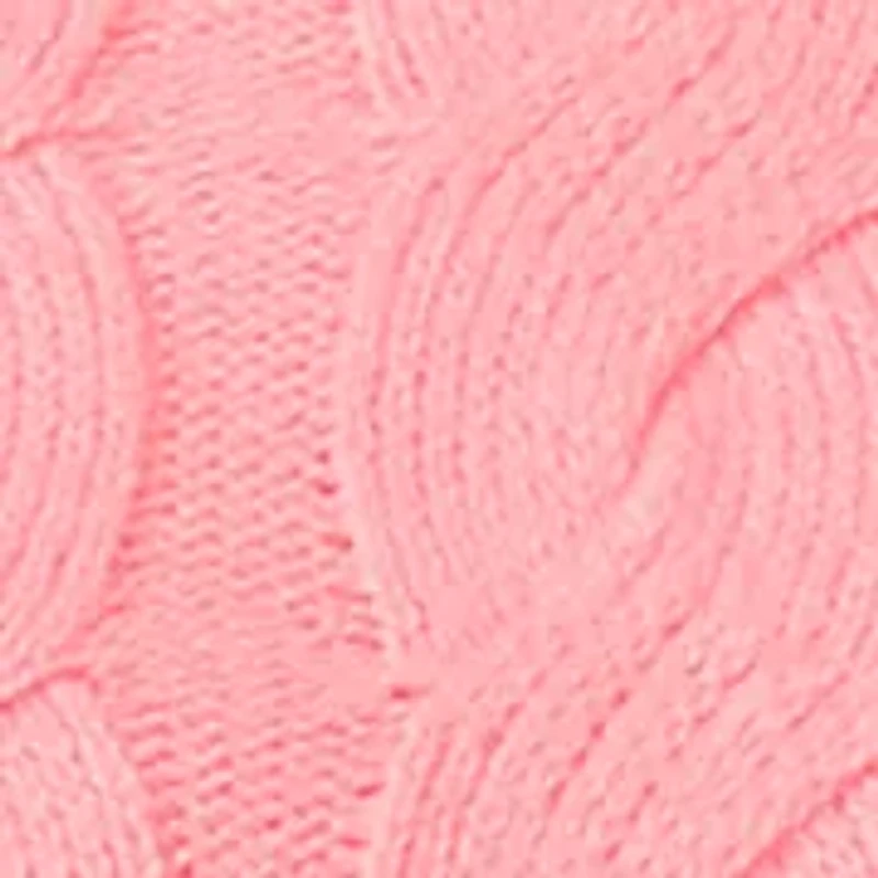 Women's Puff Sleeve Cable Knit Sweater