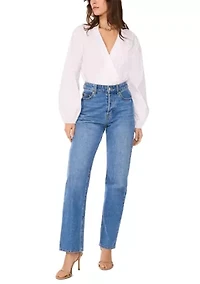 Women's Wrap Blouse Bodysuit