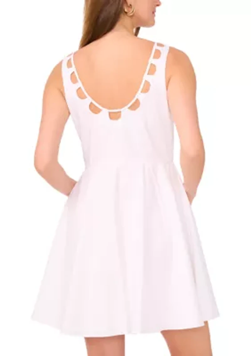Women's Mini Cutwork Dress