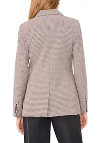 Women's One Button Peak Lapel Blazer