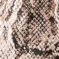 Women's Long Sleeve Sultry Snake Ruffled Wrap Front Dress