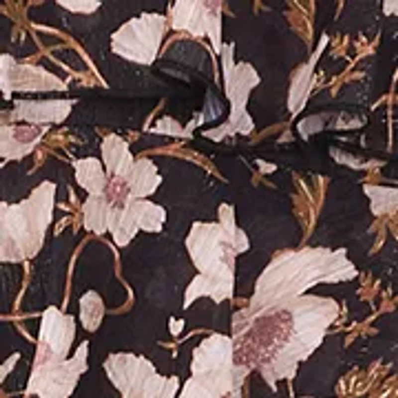 Women's V-Neck Ruffle Maxi Dress