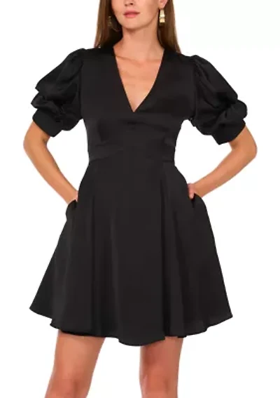 Women's Puff Sleeve Dress