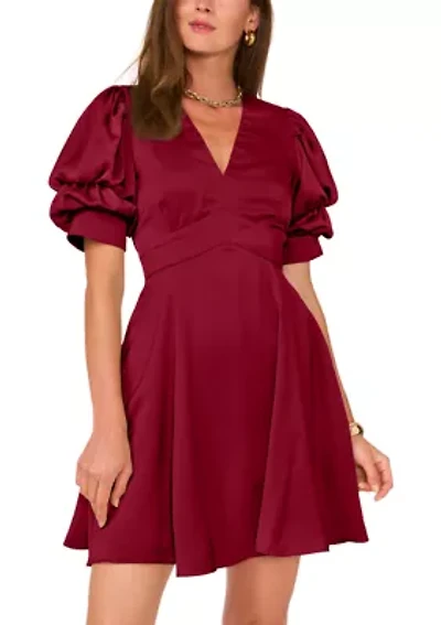 Women's Puff Sleeve Dress