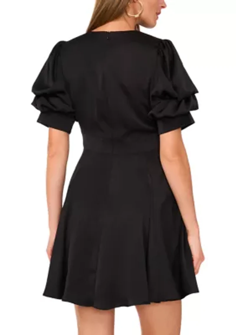 Women's Puff Sleeve Dress