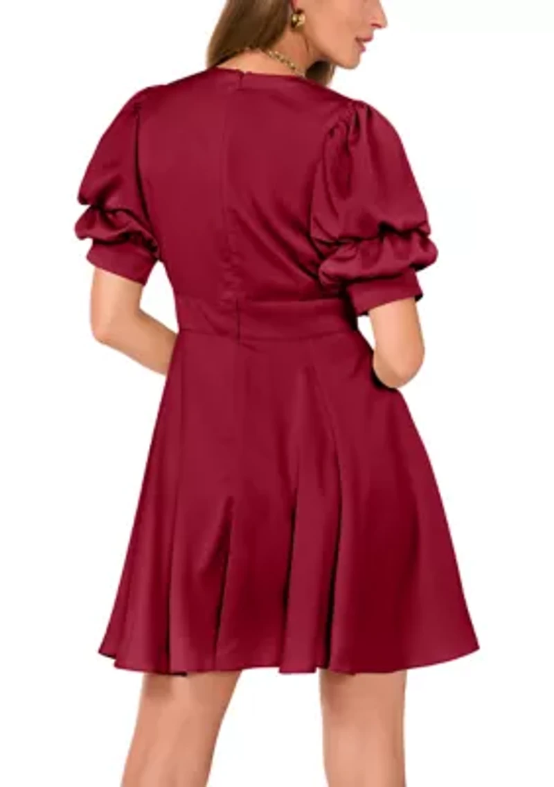 Women's Puff Sleeve Dress