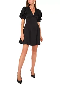 Women's Puff Sleeve Dress