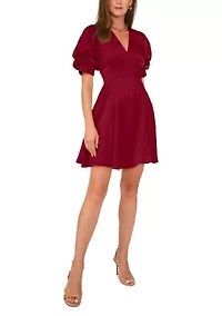Women's Puff Sleeve Dress