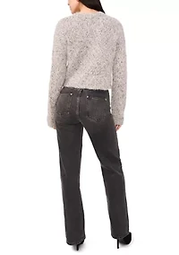 Women's Cable Knit Crew Neck Sweater