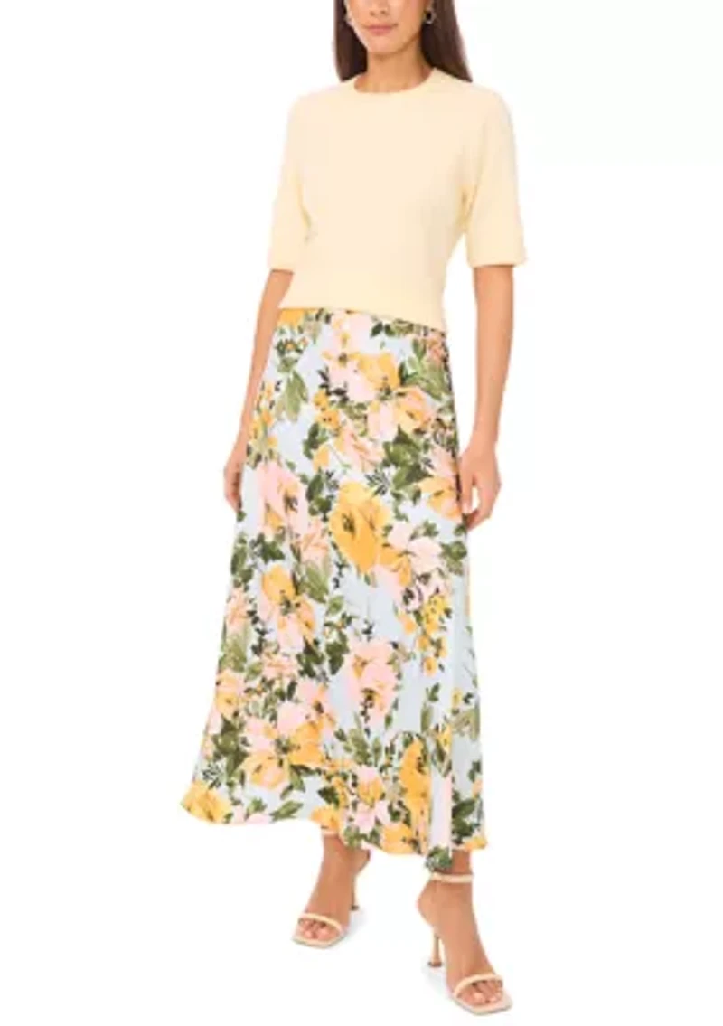 Women's Bias Maxi Skirt