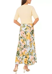 Women's Bias Maxi Skirt