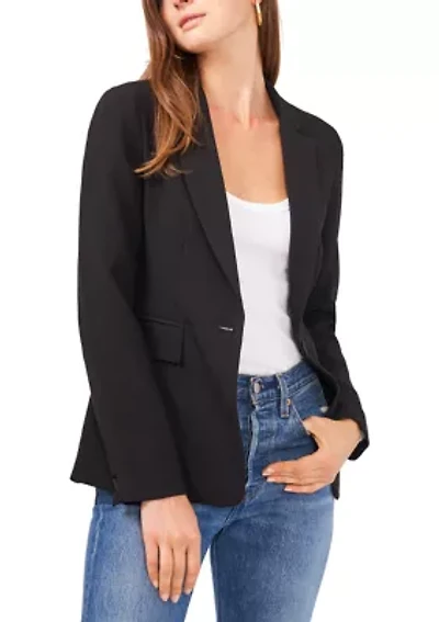 Women's Classic Crepe One Button Blazer