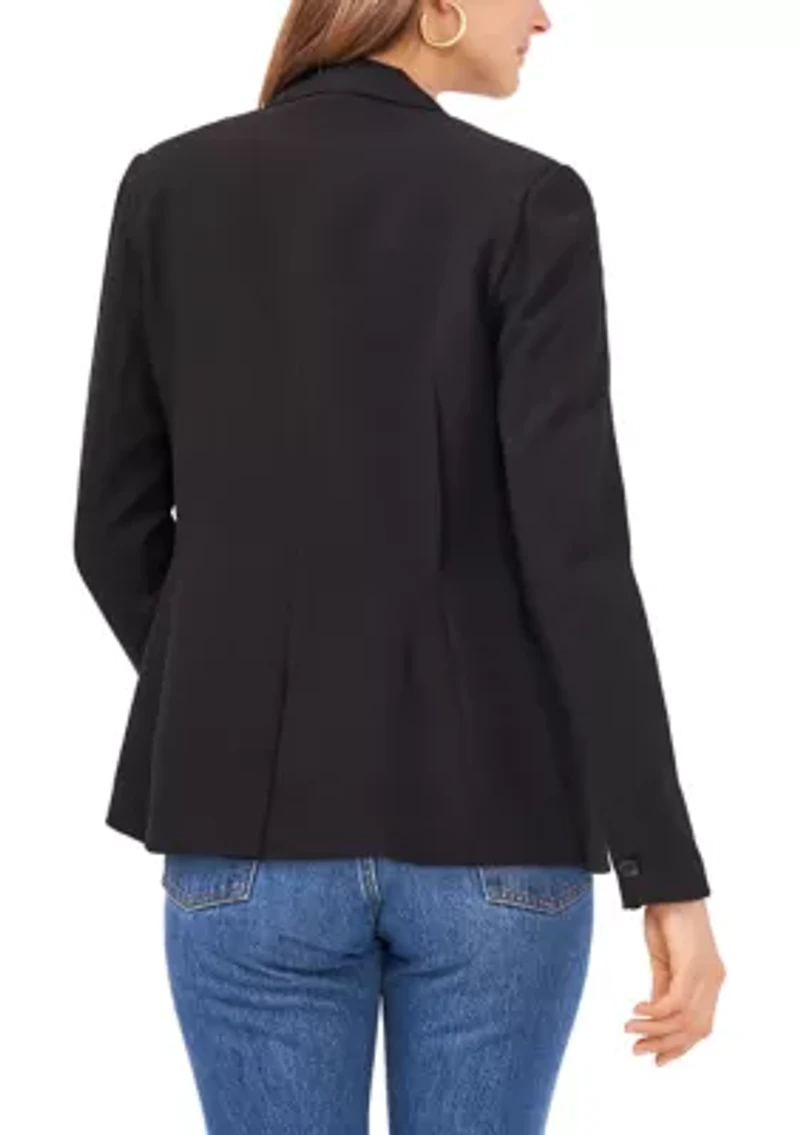 Women's Classic Crepe One Button Blazer