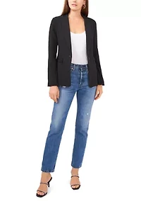 Women's Classic Crepe One Button Blazer