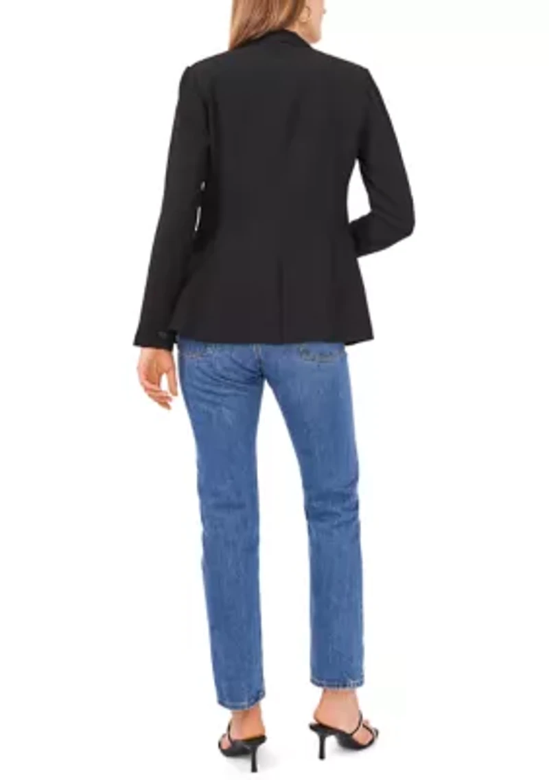 Women's Classic Crepe One Button Blazer