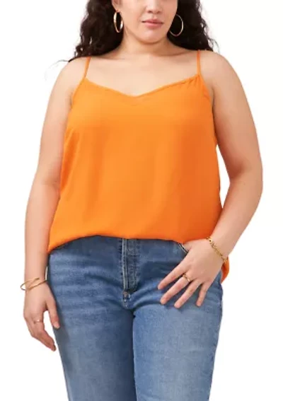 Plus Sheer Inset Cami
