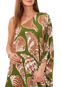 Women's Challis One-Shoulder Swim Cover-Up
