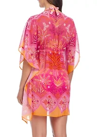 Desert Bloom Caftan Coverup