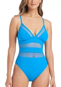 Women's Don't Mesh With Me X-Back One Piece Swimsuit