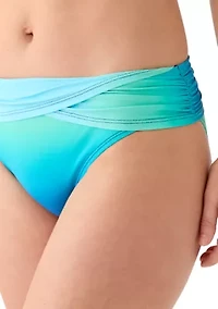 Women's Desert Mirage Ombre Sarong Hipster Brief Bottoms