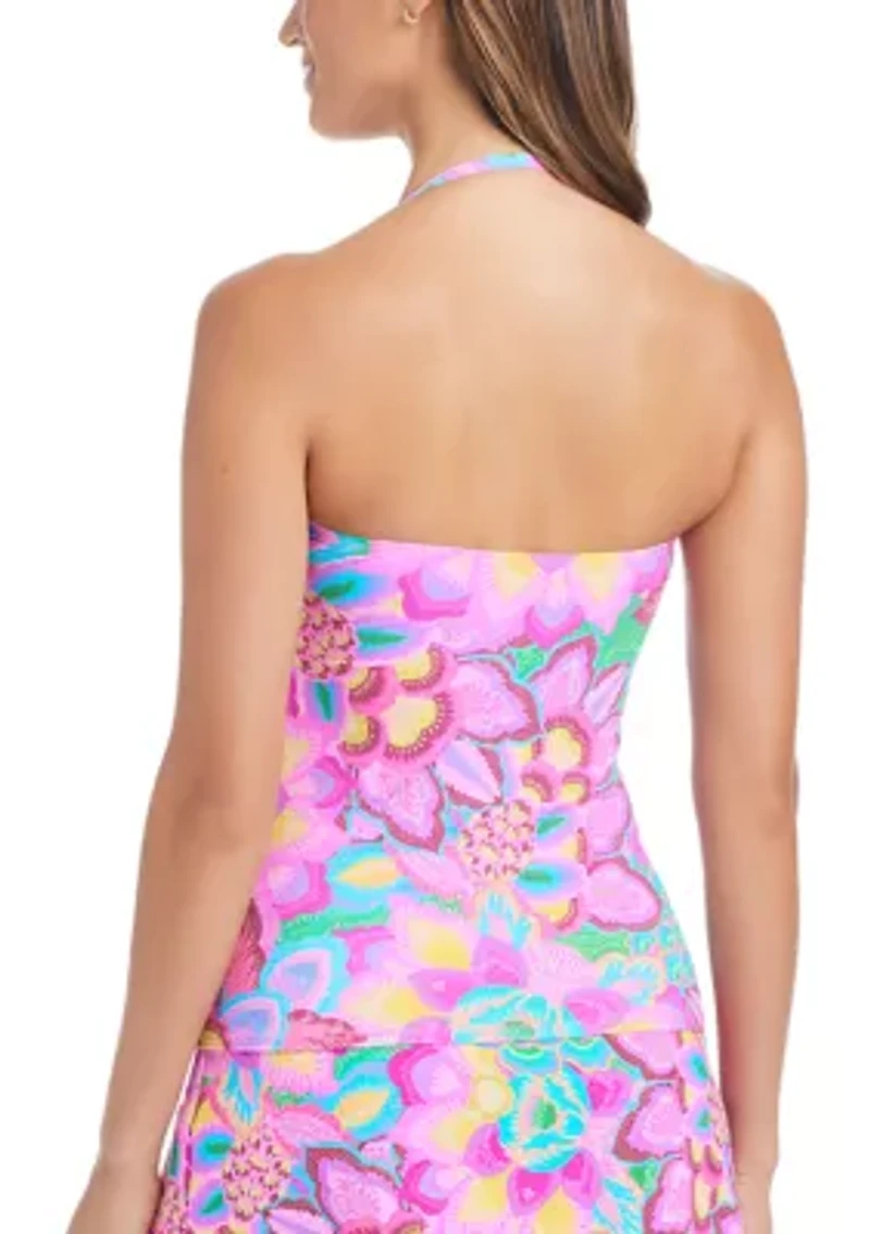 Women's Dream Weaver Ring Bandeau Tankini Swim Top