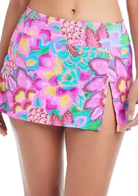 Women's Dream Weaver High Waist Skirted Swim Bottoms