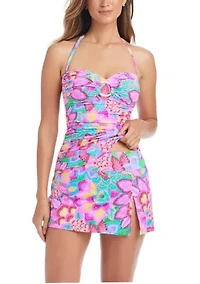 Women's Dream Weaver High Waist Skirted Swim Bottoms