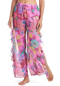 Women's Dream Weaver Ruffle Pants Coverup