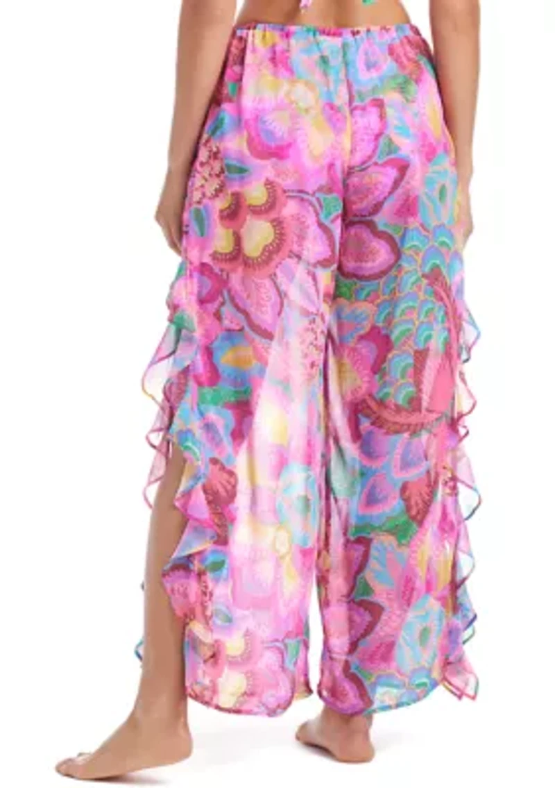Women's Dream Weaver Ruffle Pants Coverup