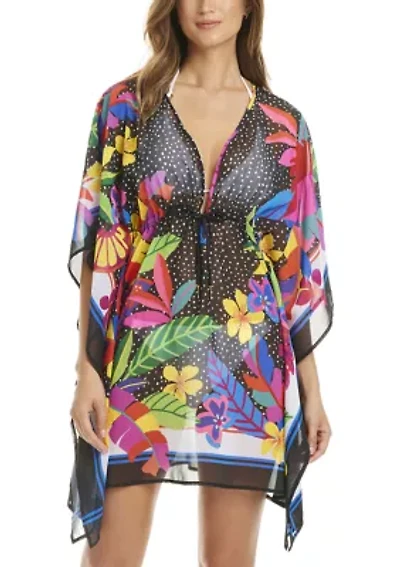 Extra Bold Caftan Swim Coverup