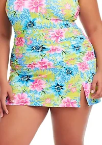 Let's Get Away High Waisted Skirted Swim Bottom