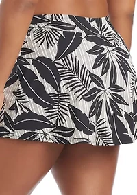 Plus Island Time Swim Skirt