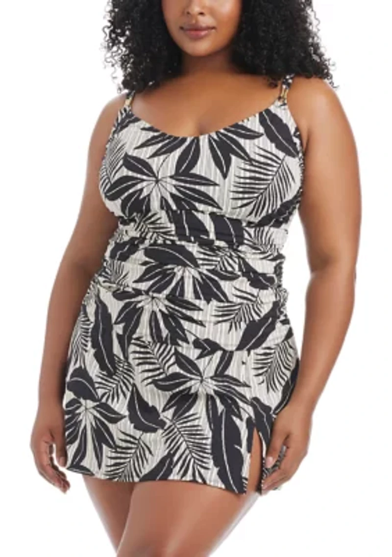 Plus Island Time Swim Skirt