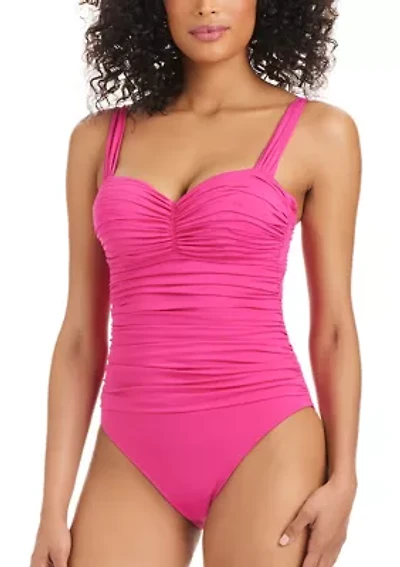 Kore Shirred Bandeau Mio Swimsuit