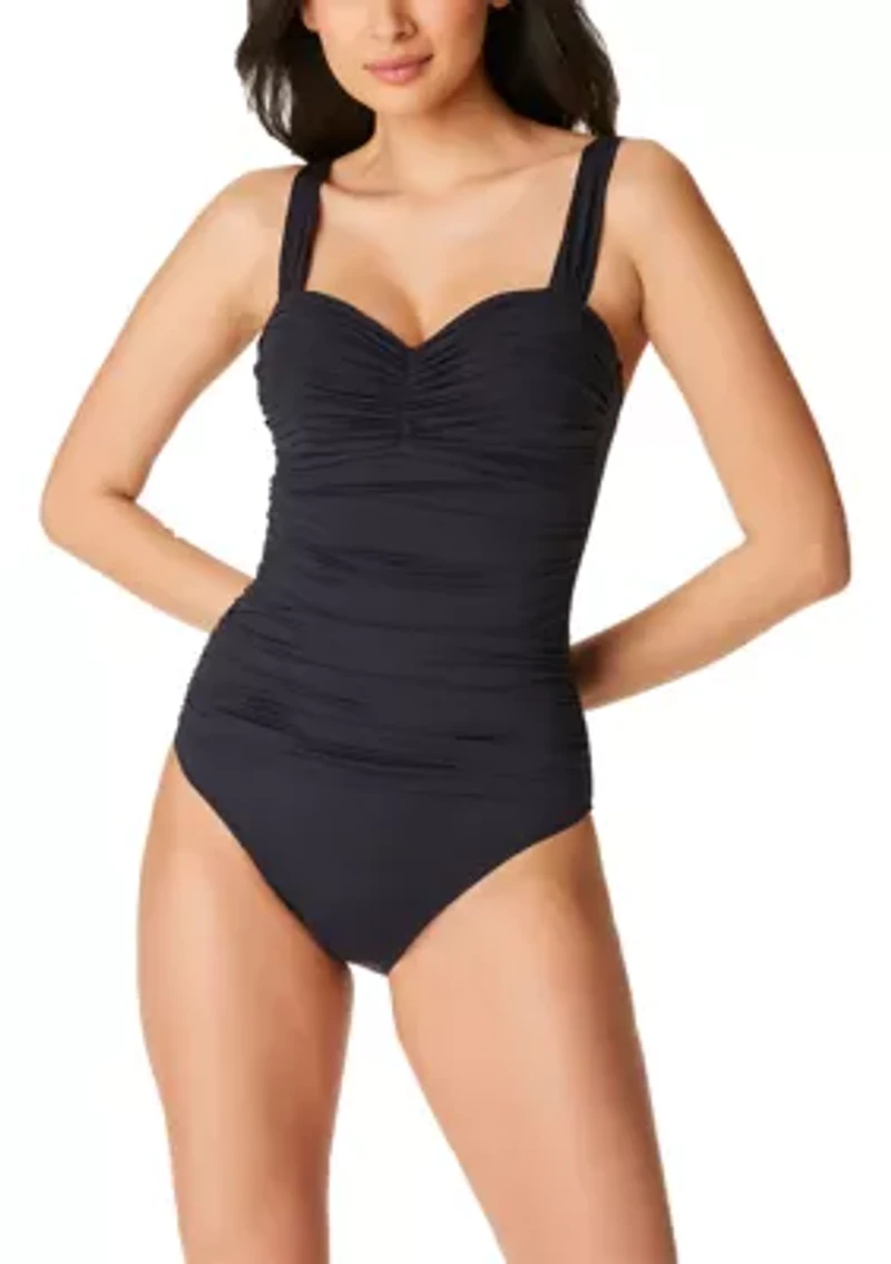 Kore Shirred Bandeau Mio Swimsuit