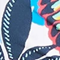 The Living is Easy Tie Front Bra Swim Top